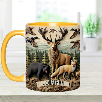 Love Hunting - Personalized Hunting Accent Mug