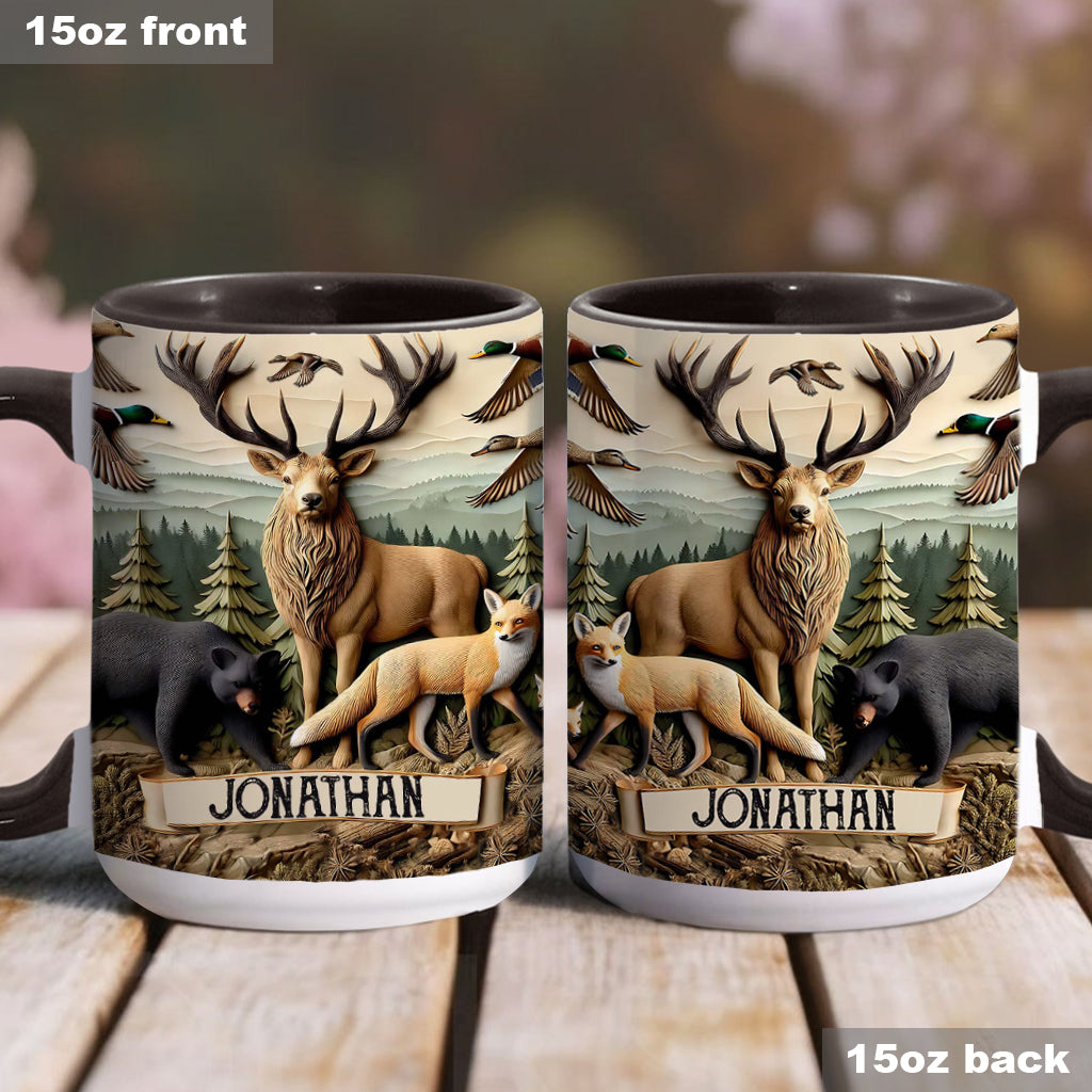 Love Hunting - Personalized Hunting Accent Mug
