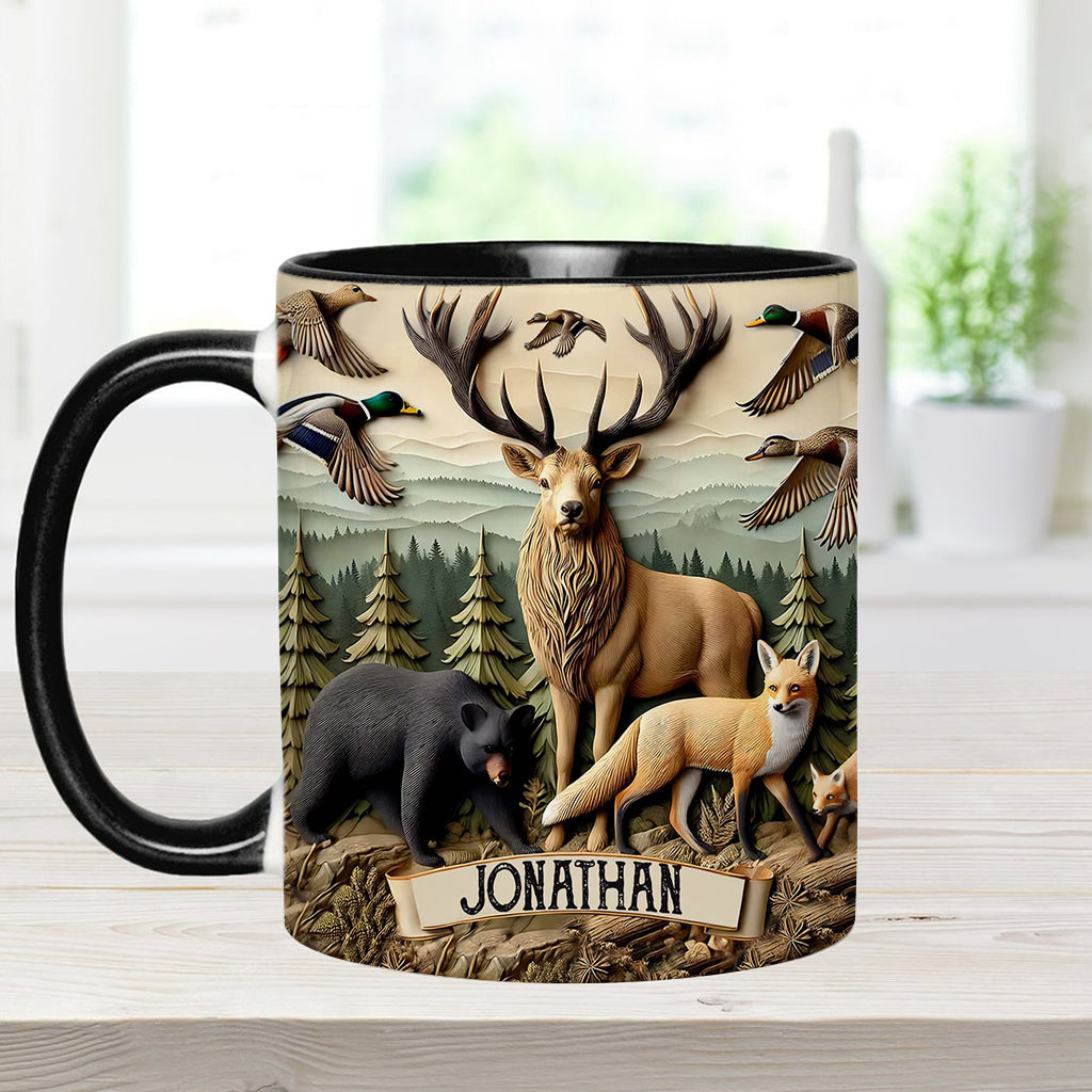 Love Hunting - Personalized Hunting Accent Mug