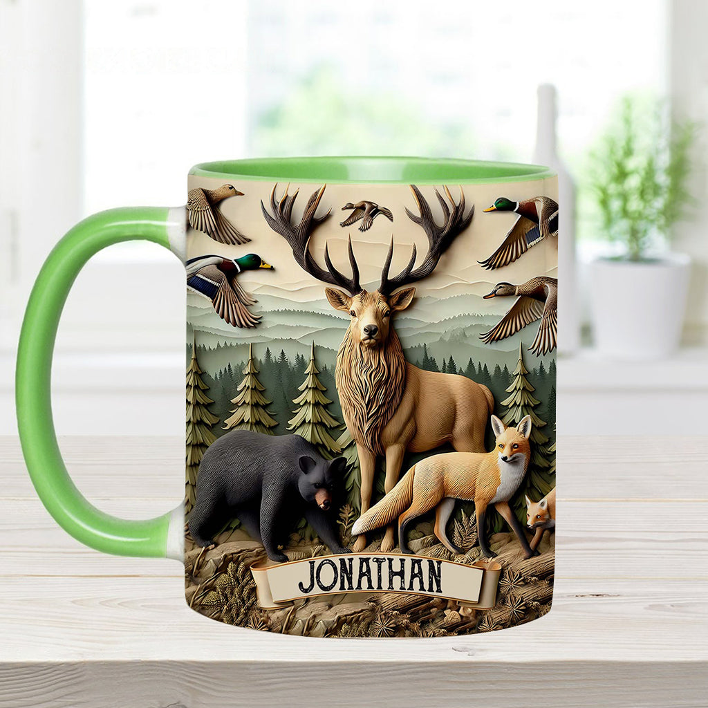 Love Hunting - Personalized Hunting Accent Mug