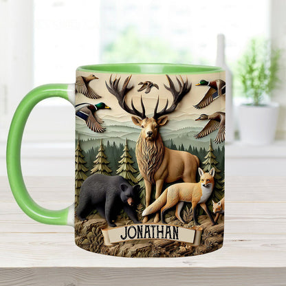 Love Hunting - Personalized Hunting Accent Mug