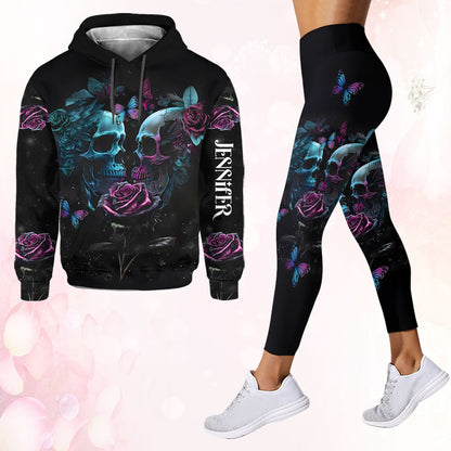 You & Me We Got This - Personalized Skull Hoodie and Leggings