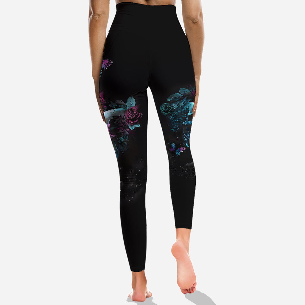 You & Me We Got This - Personalized Skull Hoodie and Leggings