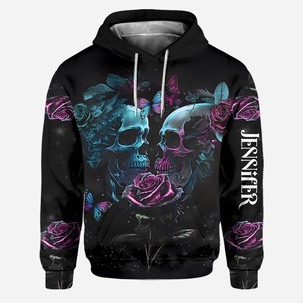 You & Me We Got This - Personalized Skull Hoodie and Leggings