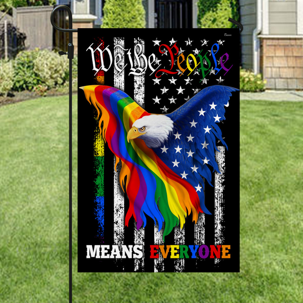 LGBT Pride Eagle Flag We The People Means Everyone DDH3459F