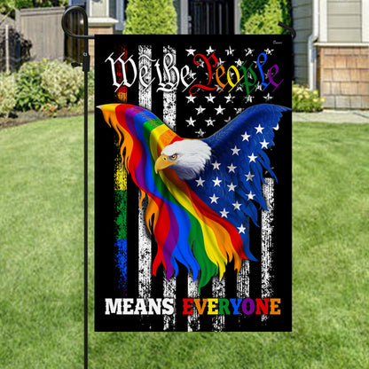 LGBT Pride Eagle Flag We The People Means Everyone DDH3459F