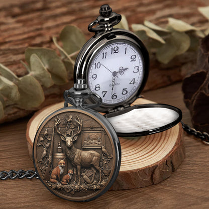 It's Hunting Time - Personalized Hunting Pocket Watch