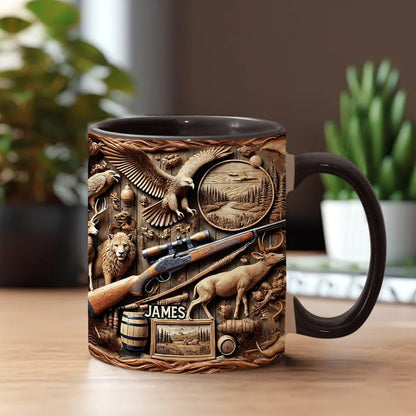 Love Hunting - Personalized Hunting Accent Mug