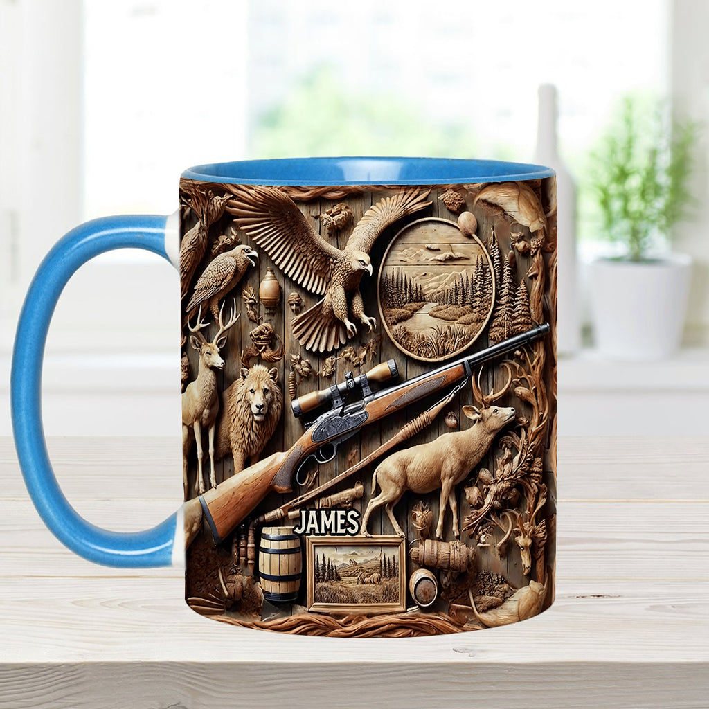 Love Hunting - Personalized Hunting Accent Mug