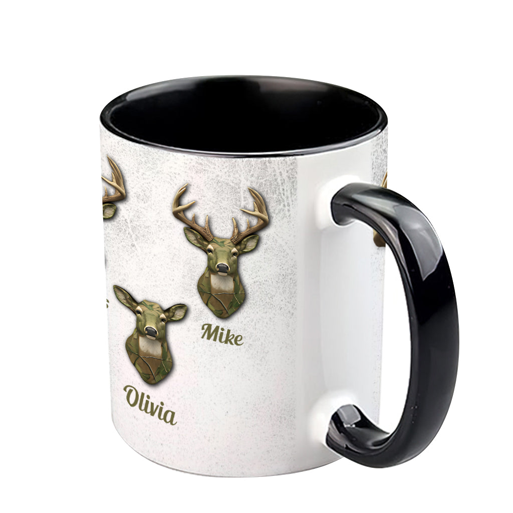 Best Buckin Dad Ever - Personalized Hunting Accent Mug