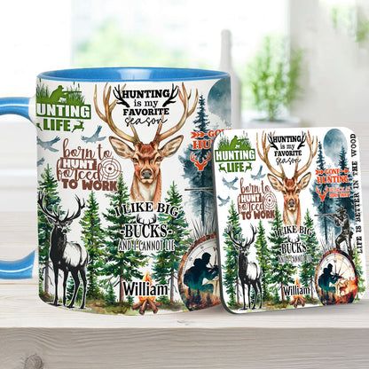 Love Hunting - Personalized Hunting Accent Mug