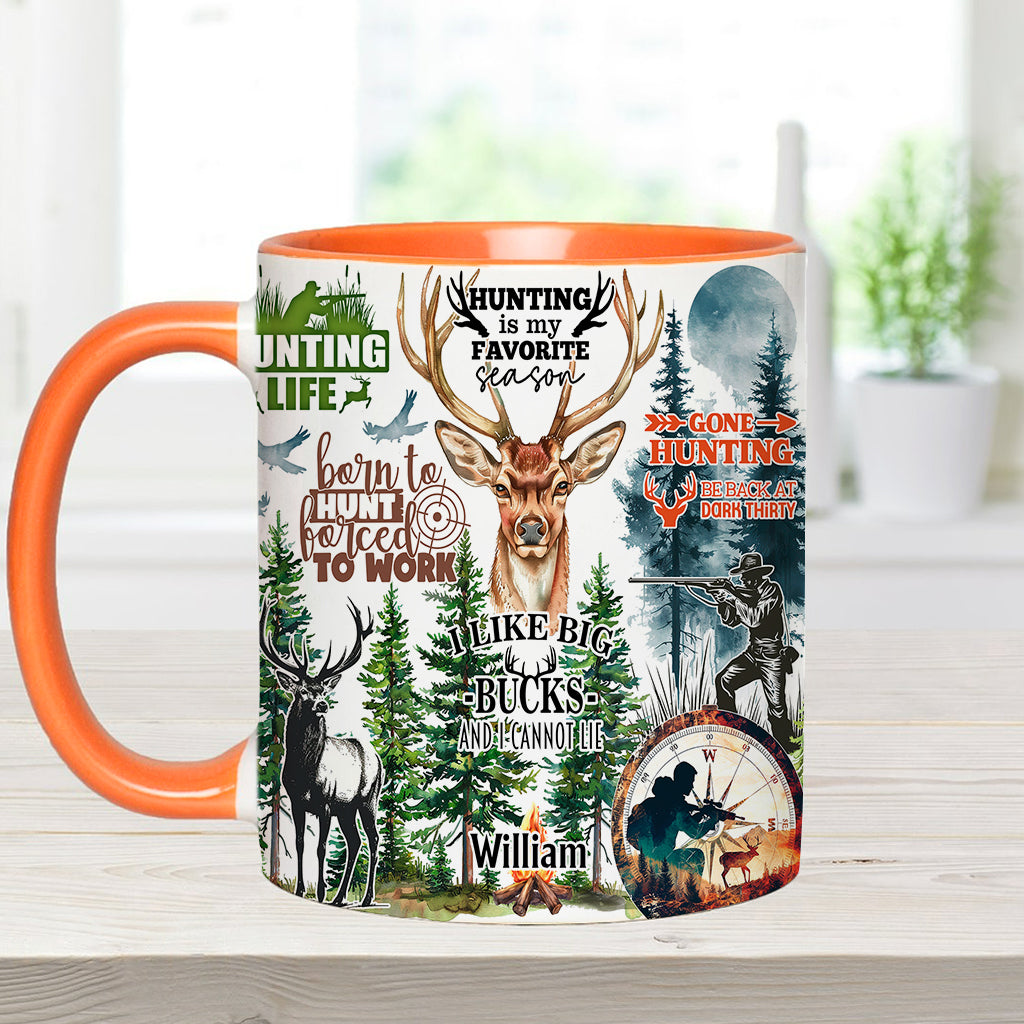 Love Hunting - Personalized Hunting Accent Mug
