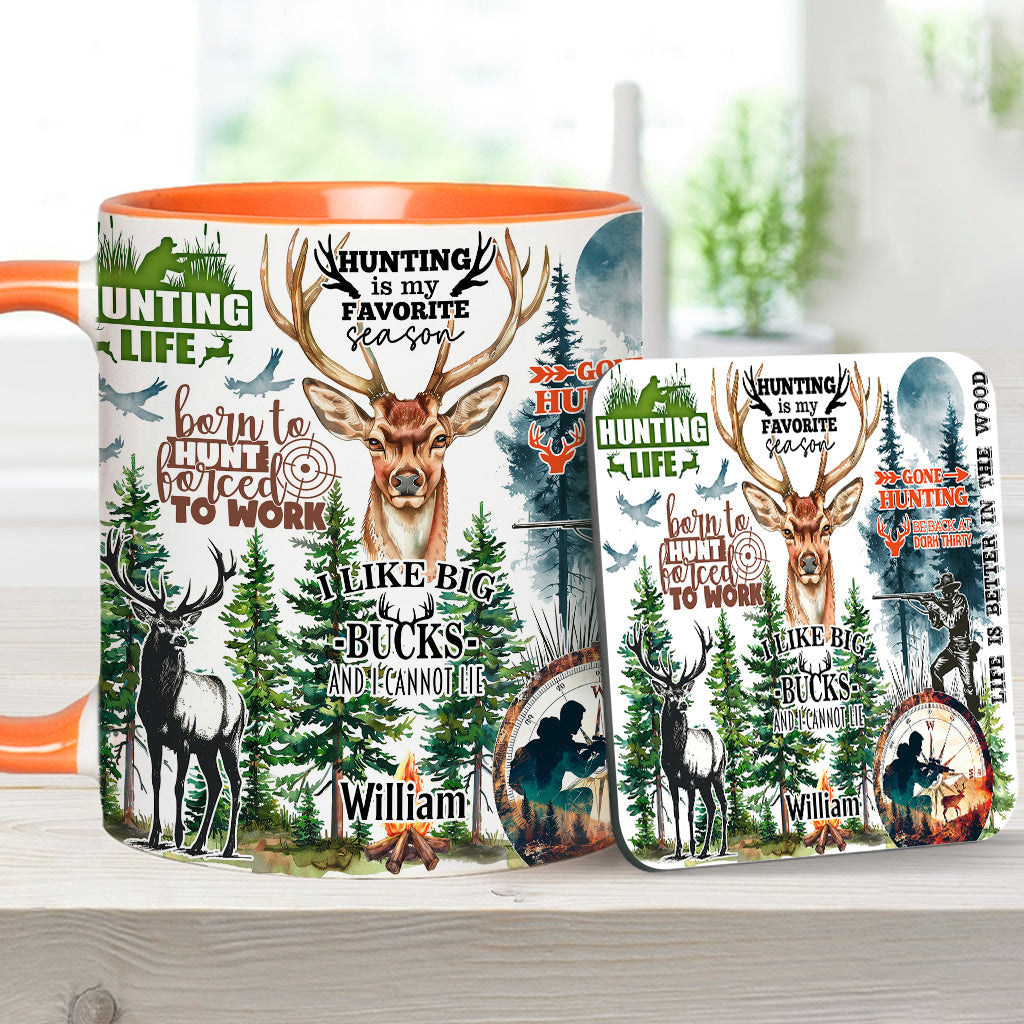 Love Hunting - Personalized Hunting Accent Mug