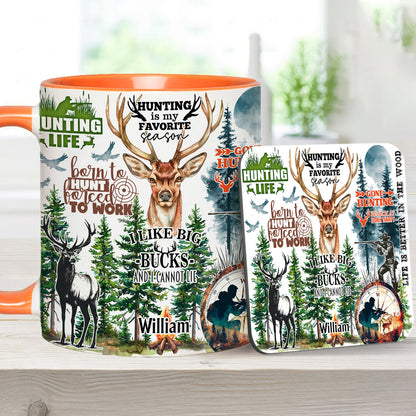 Love Hunting - Personalized Hunting Accent Mug