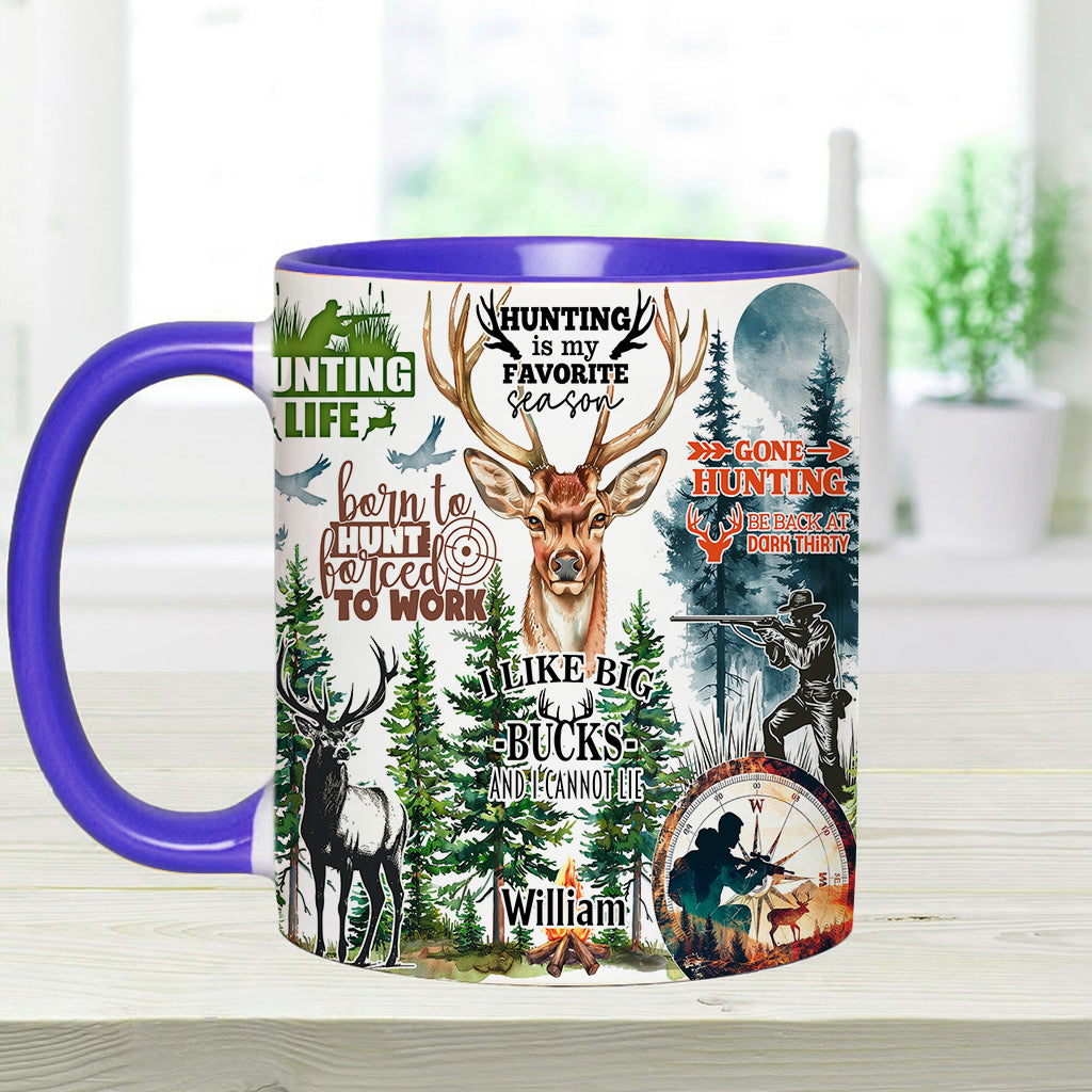 Love Hunting - Personalized Hunting Accent Mug