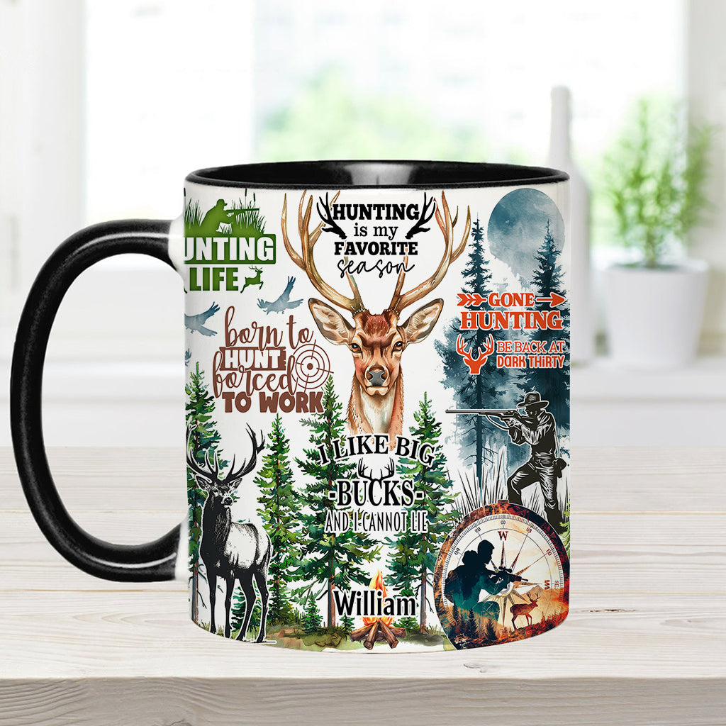 Love Hunting - Personalized Hunting Accent Mug