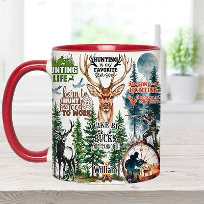 Love Hunting - Personalized Hunting Accent Mug