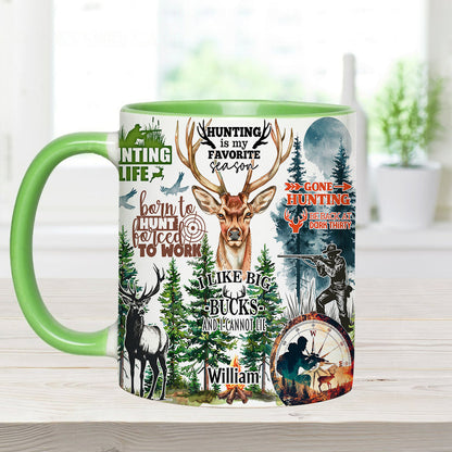 Love Hunting - Personalized Hunting Accent Mug