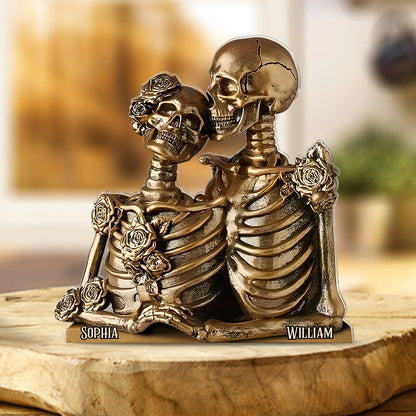 I'm Yours - Personalized Skull Custom Shaped Acrylic Plaque