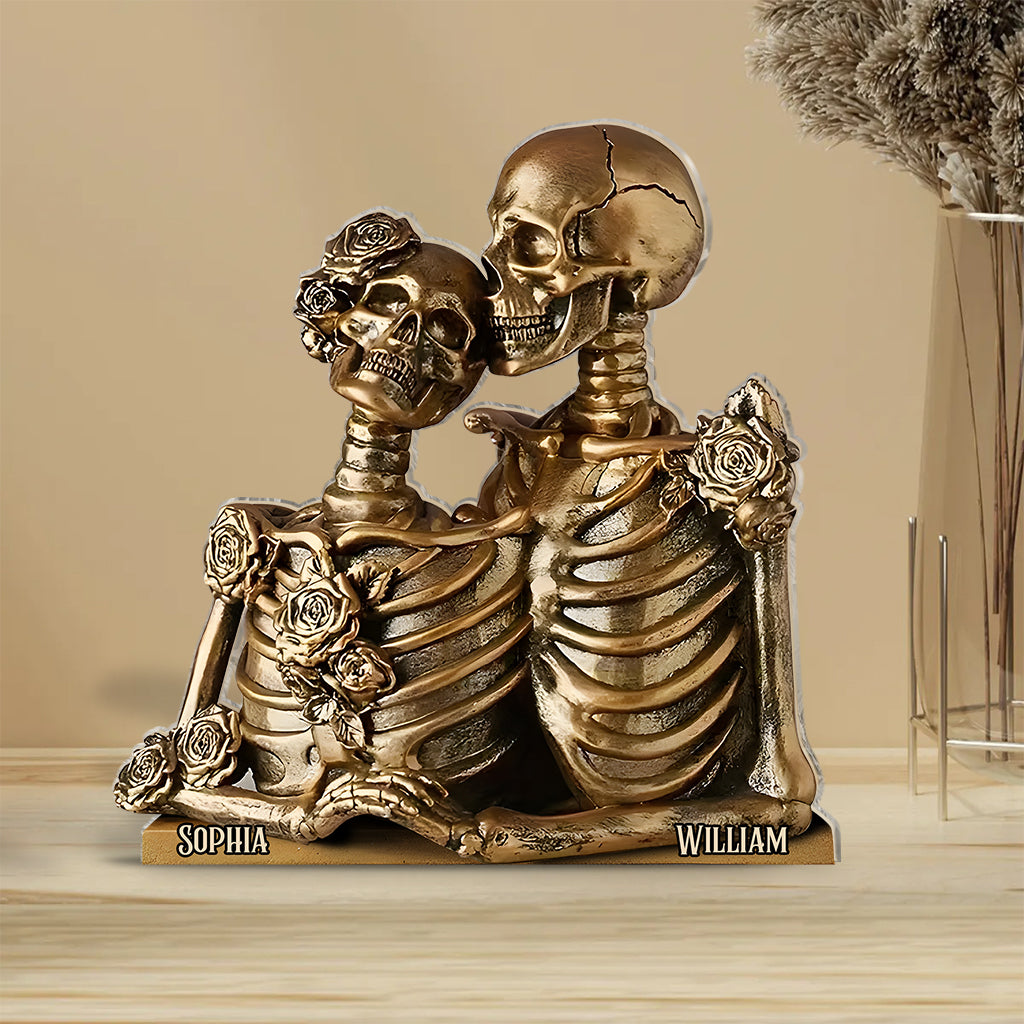 I'm Yours - Personalized Skull Custom Shaped Acrylic Plaque