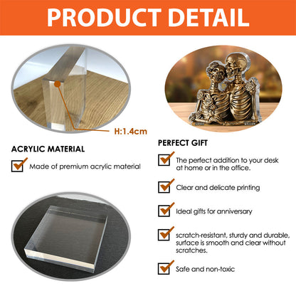 I'm Yours - Personalized Skull Custom Shaped Acrylic Plaque