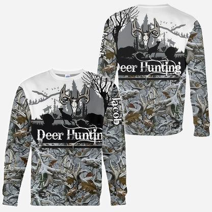 Deer Hunting - Personalized Hunting All Over Shirt