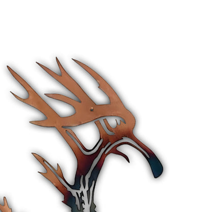 Patriot Buck - Personalized Hunting Cut Metal Sign