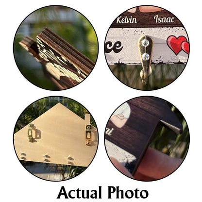 Best Hunter Ever - Personalized Hunting Custom Shaped Key Rack