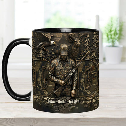 Best Buckin Dad - Personalized Hunting Accent Mug