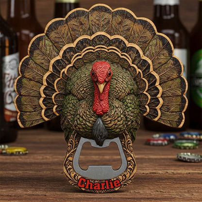 Turkey Hunting Season - Personalized Hunting Bottle Opener