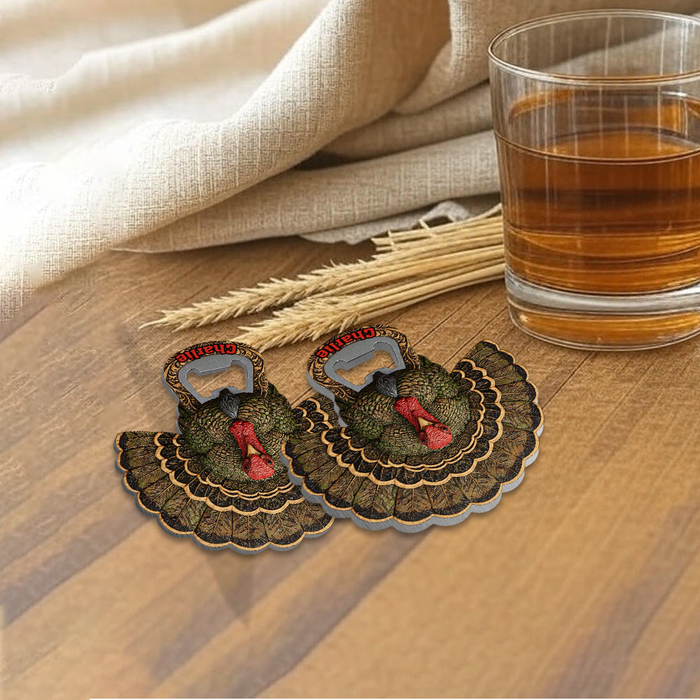 Turkey Hunting Season - Personalized Hunting Bottle Opener