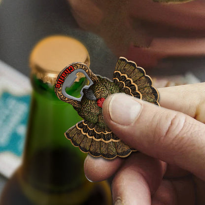 Turkey Hunting Season - Personalized Hunting Bottle Opener
