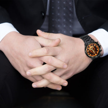 Fire Skull - Personalized Skull Hand Watch