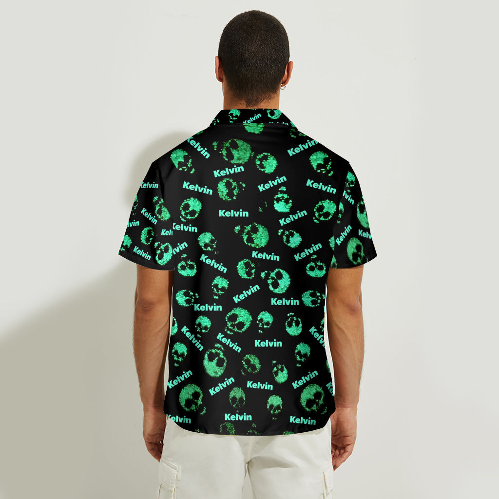 Cool Skull - Personalized Skull Hawaiian Shirt