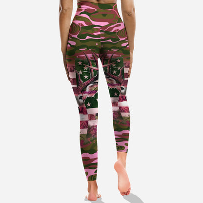 Country Girl - Personalized Hunting Hollow Tank Top and Leggings