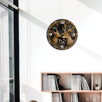 You & Me We Got This - Personalized Hunting Wall Clock