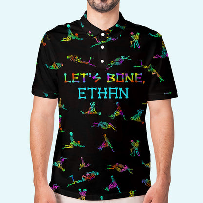 Let's Bone - Personalized Skull Polo Shirt