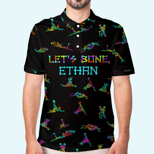 Let's Bone - Personalized Skull Polo Shirt