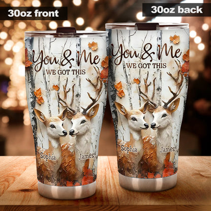 It's You & Me - Personalized Hunting Tumbler