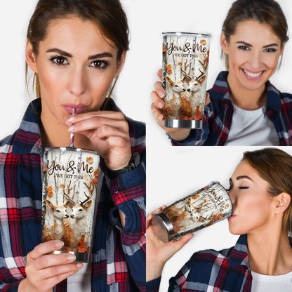 It's You & Me - Personalized Hunting Tumbler