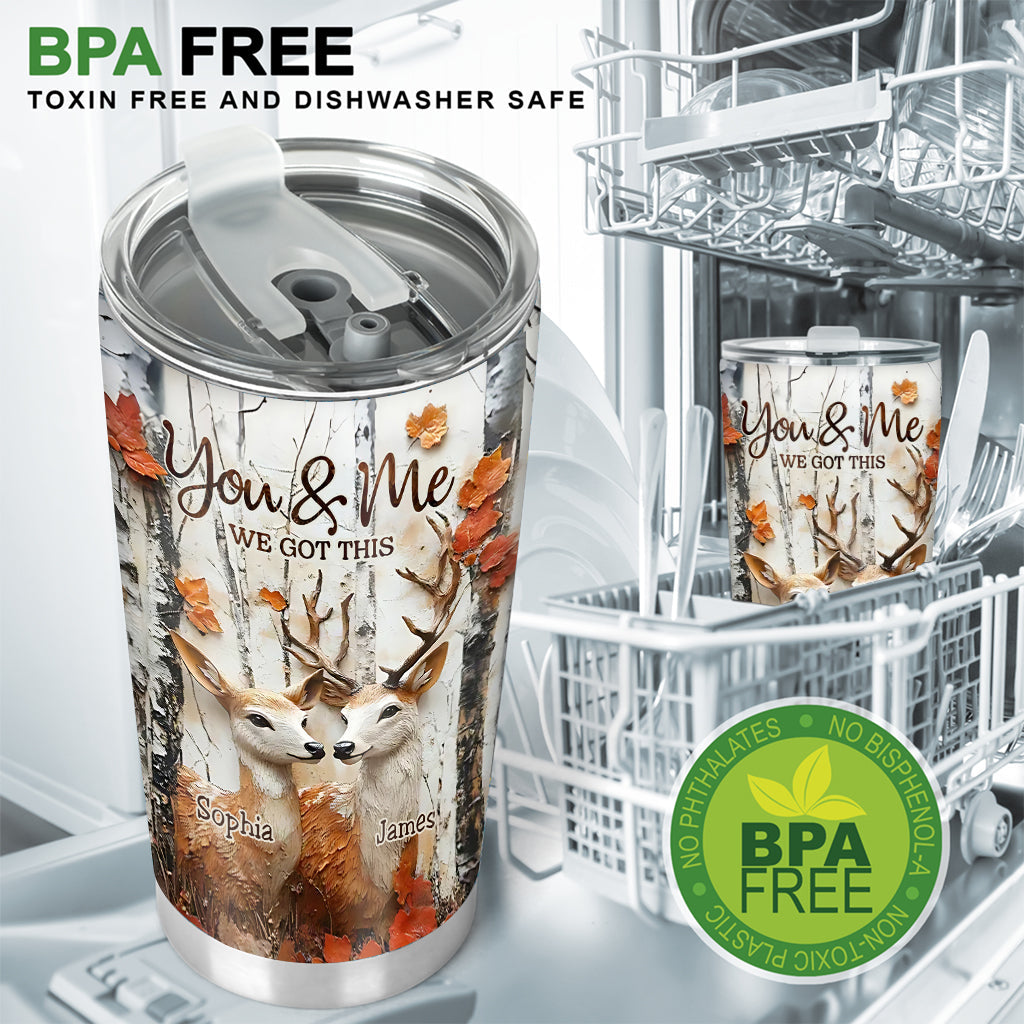 It's You & Me - Personalized Hunting Tumbler