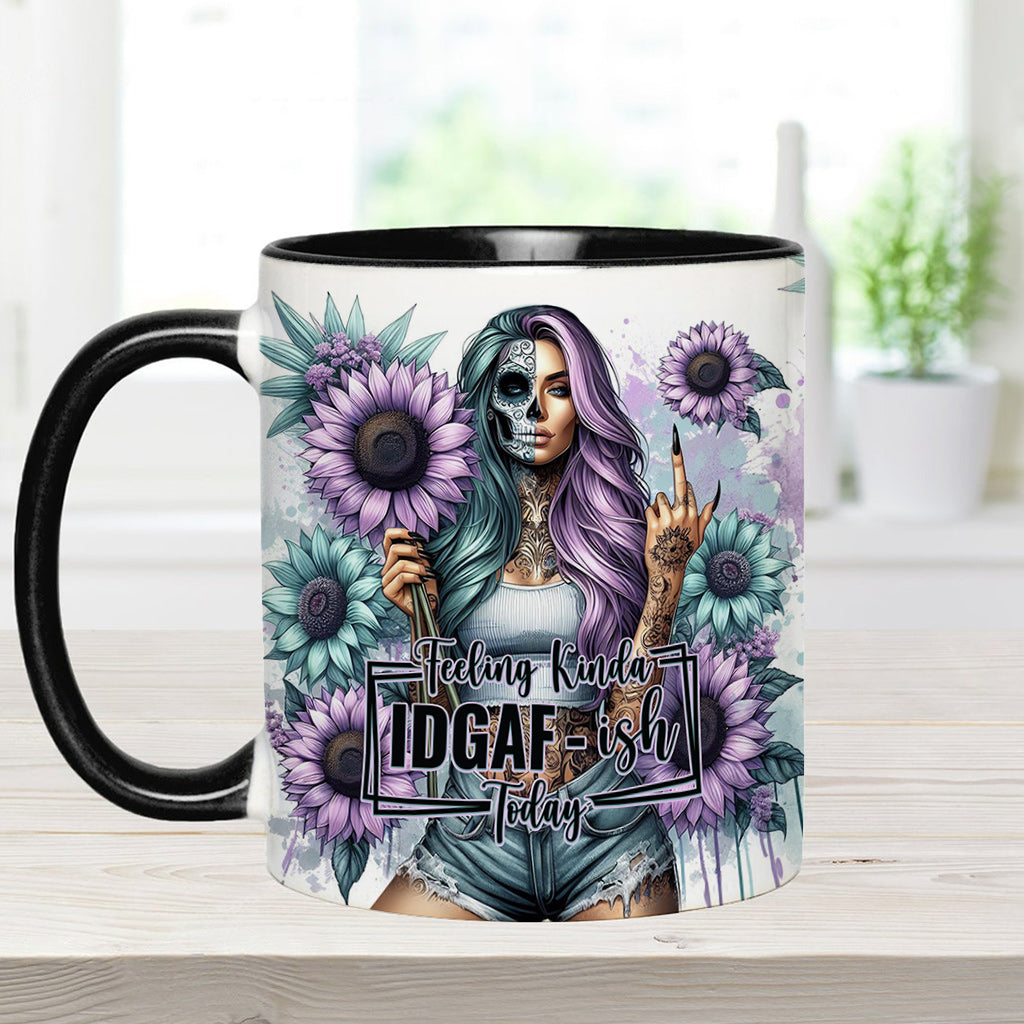 Funny Vocabulary - Personalized Skull Accent Mug