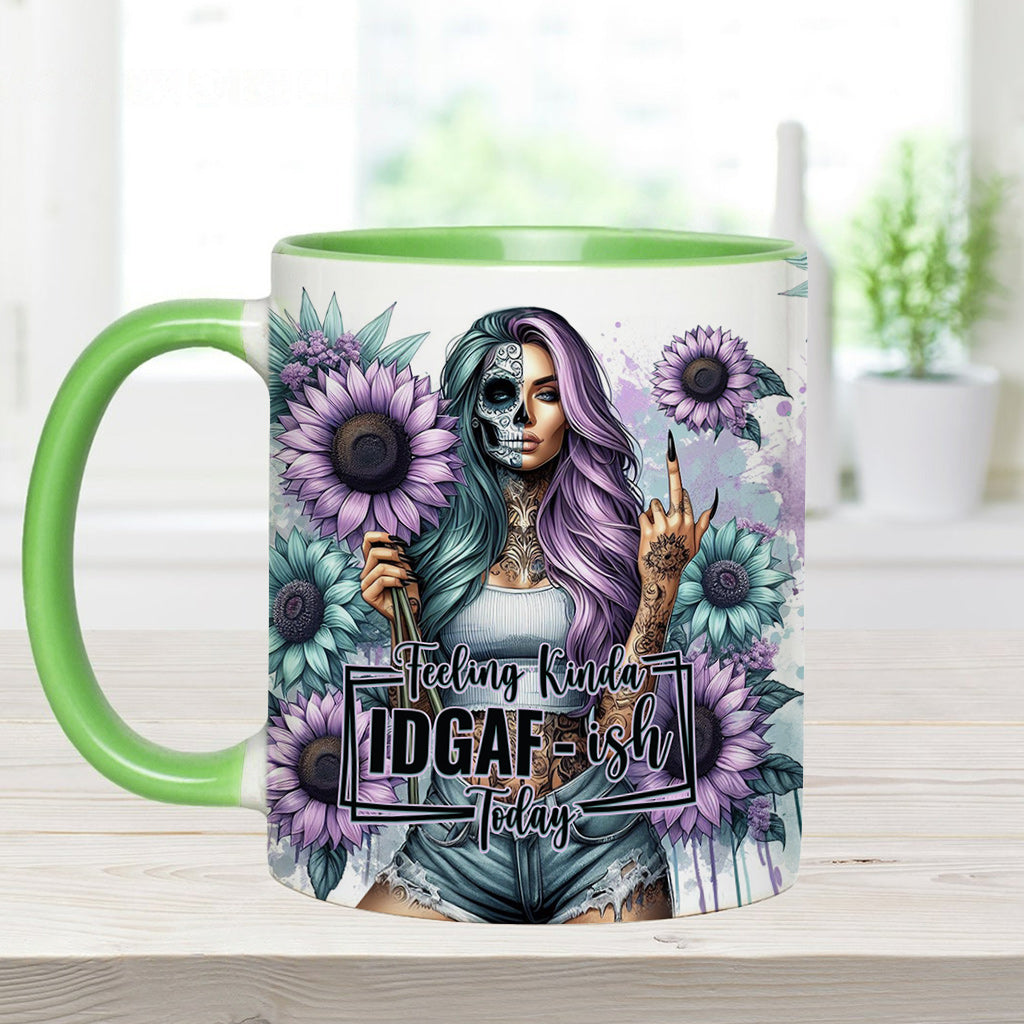 Funny Vocabulary - Personalized Skull Accent Mug