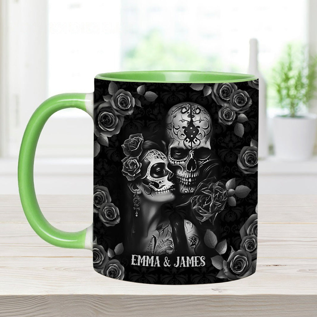 It's You & Me - Personalized Skull Accent Mug