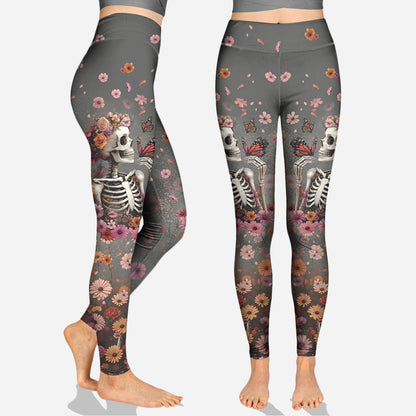 My Last Flying Fck - Personalized Skull Hoodie and Leggings