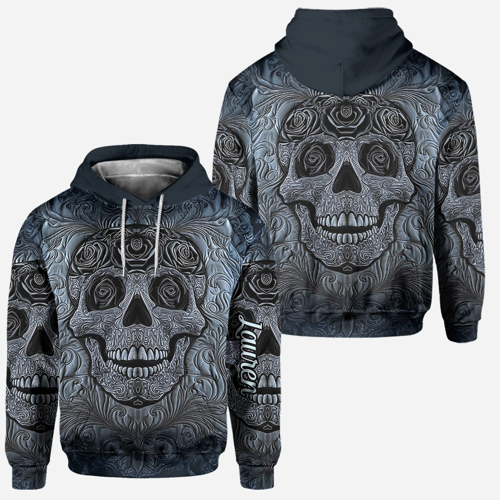 Cool Skull - Personalized Skull Hoodie and Leggings
