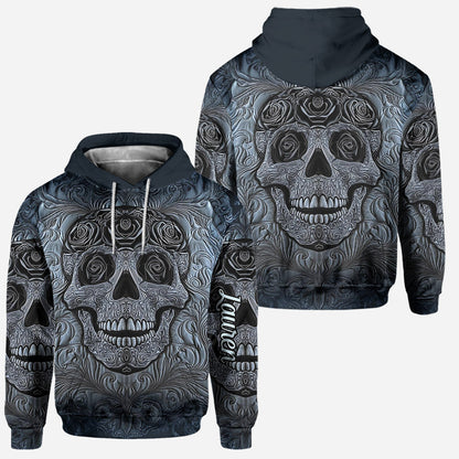 Cool Skull - Personalized Skull Hoodie and Leggings