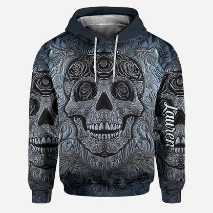 Cool Skull - Personalized Skull Hoodie and Leggings