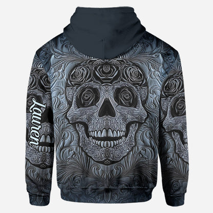 Cool Skull - Personalized Skull Hoodie and Leggings