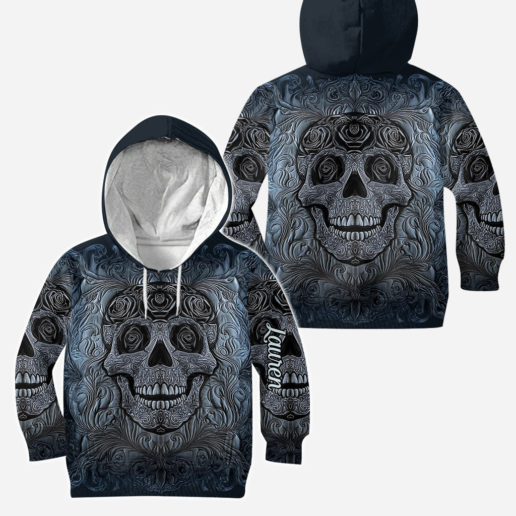Cool Skull - Personalized Skull Hoodie and Leggings